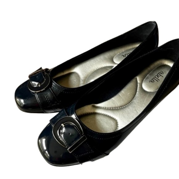 Abella Winda Vegan Flat - Navy Patent - 8.5 - Picture 3 of 11